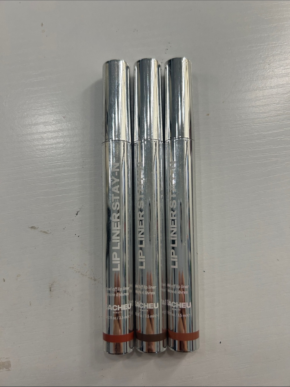 Brand New Sacheu Lip Liner Stain Set - Brown Shades